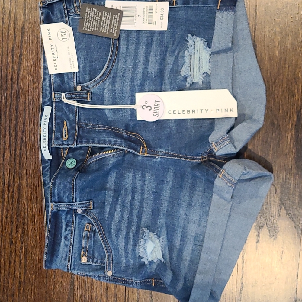 Denim shorts